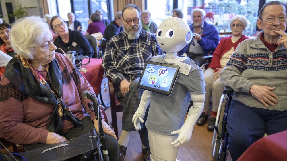 A robot in a nursing home