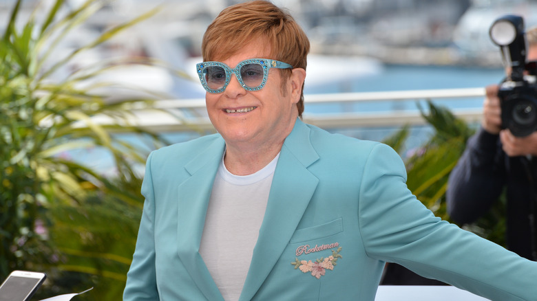 Elton John smiling, 2019