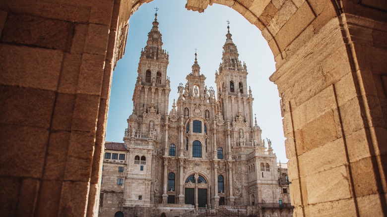 Santiago de Compostela cathedral facade