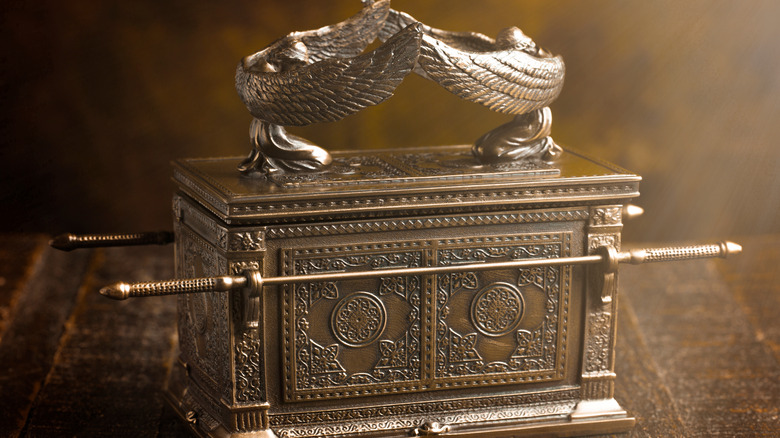 Bronze model of Ark of the Covenant