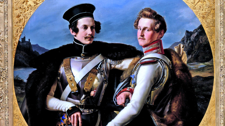 Prince Frederick and his half-brother Prince Wilhelm of Solms-Braunfels from 1830