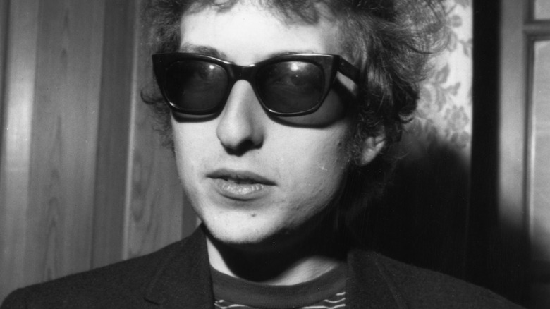 Bob Dylan wearing sunglasses