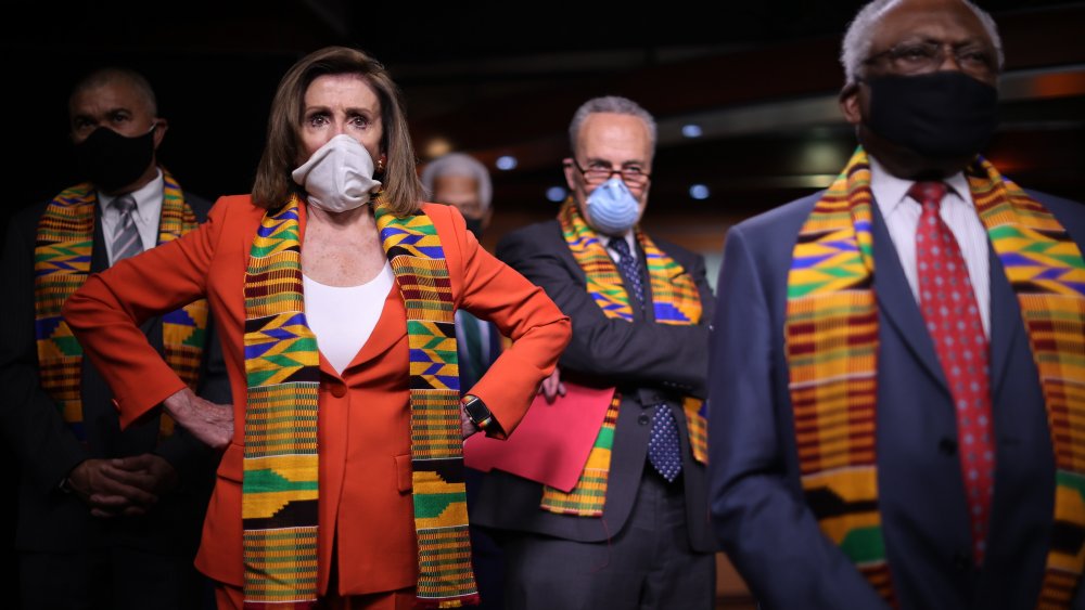 Lawmakers in Kente cloth