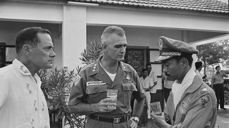 military men in Vietnam