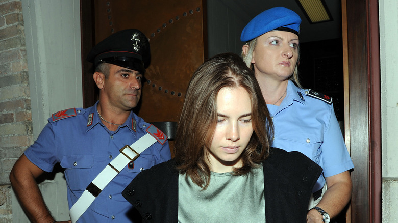 Amanda Knox attending appeal hearing