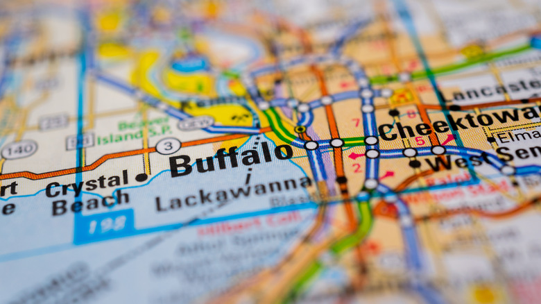 map of buffalo new york