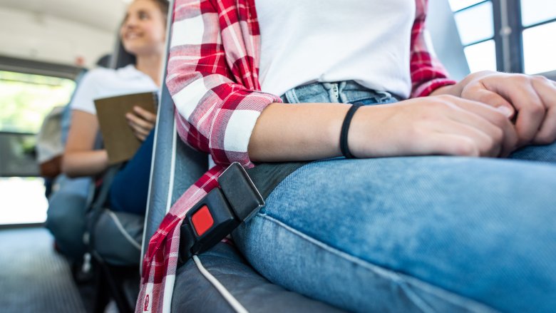 school bus seatbelt