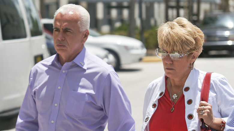 Casey Anthony parents walking