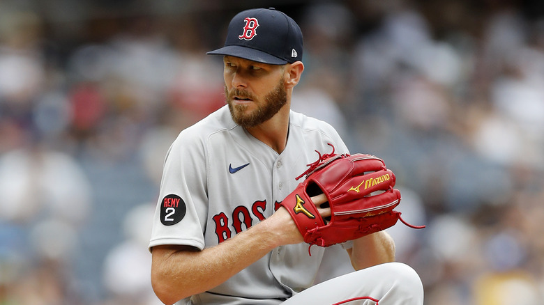 Chris Sale catchers mitt