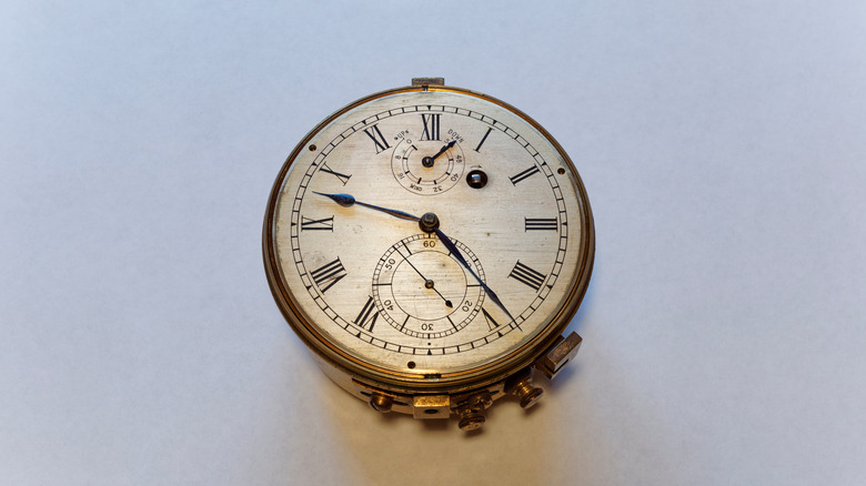An early clock with chronometer