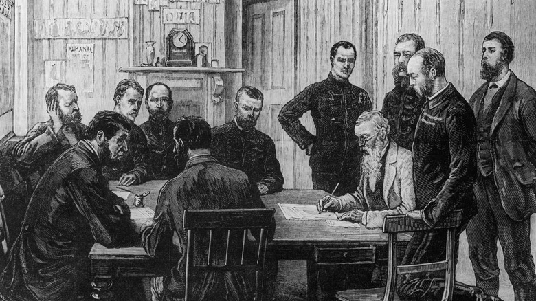 treaty signing