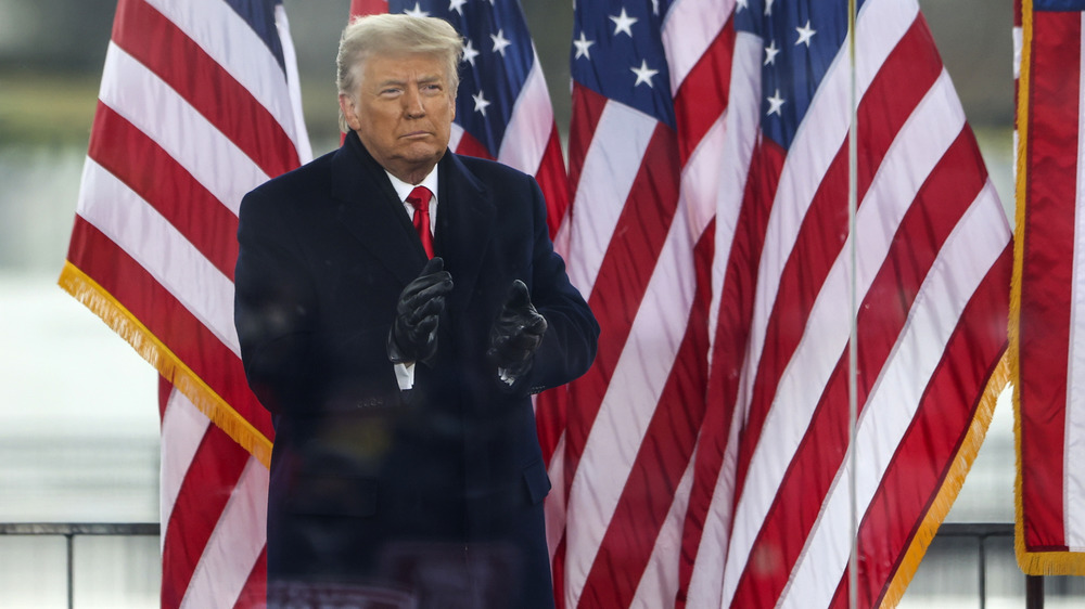 Donald Trump clapping