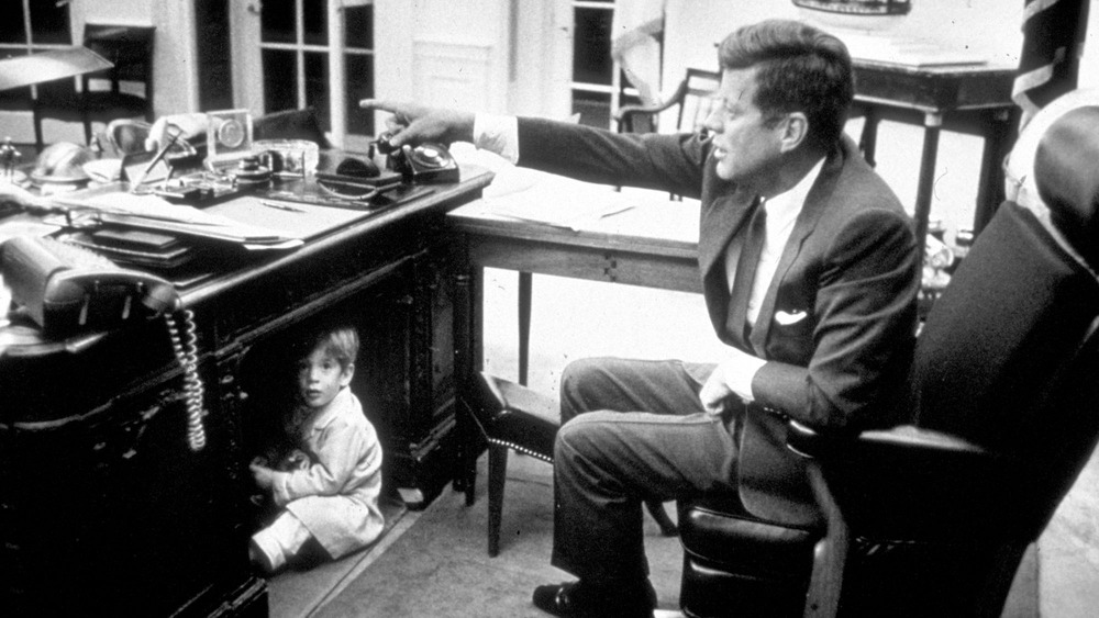 JFK in the oval office