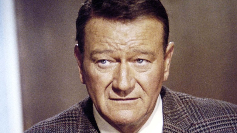 John Wayne in color