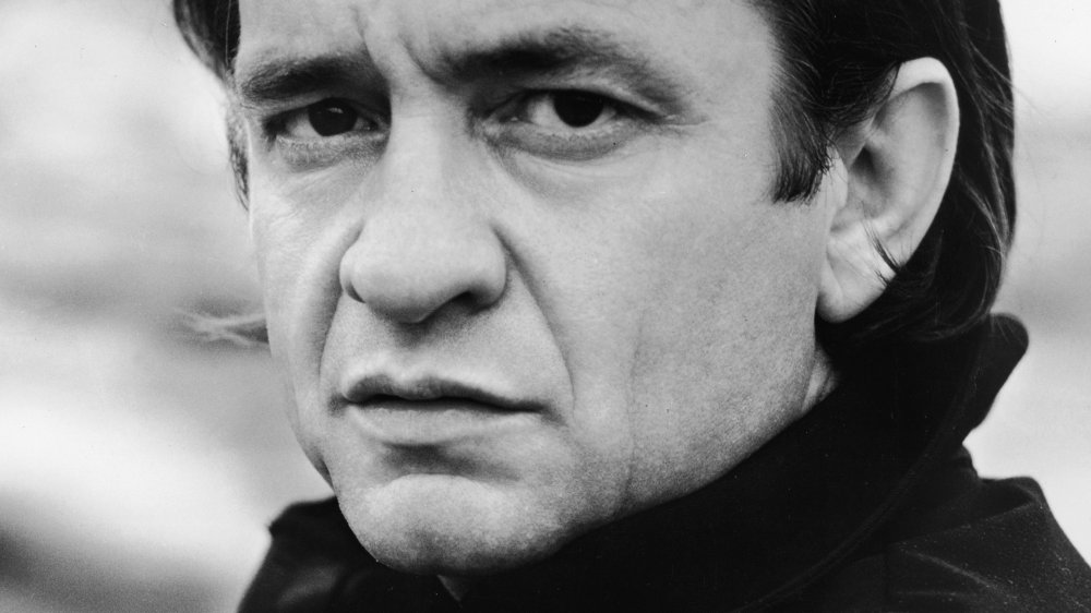 Johnny Cash in black