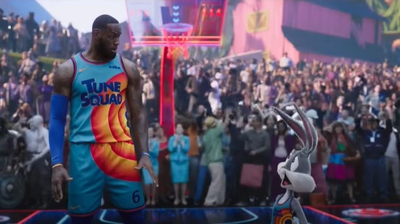 LeBron James and Bugs Bunny