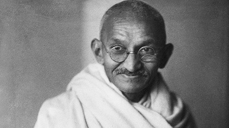 Indian statesman Mahatma Gandhi