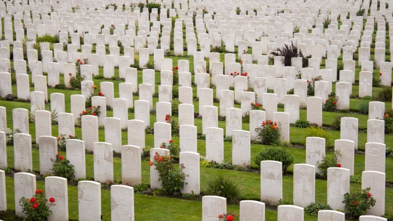 First World War cemetery in Belgium