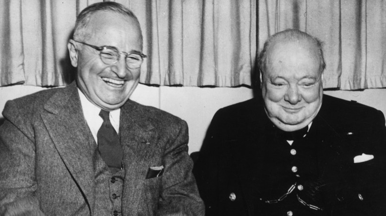 President Harry Truman and Prime Minister Winston Churchill