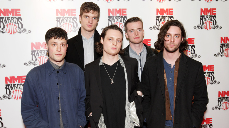 The Maccabees posing