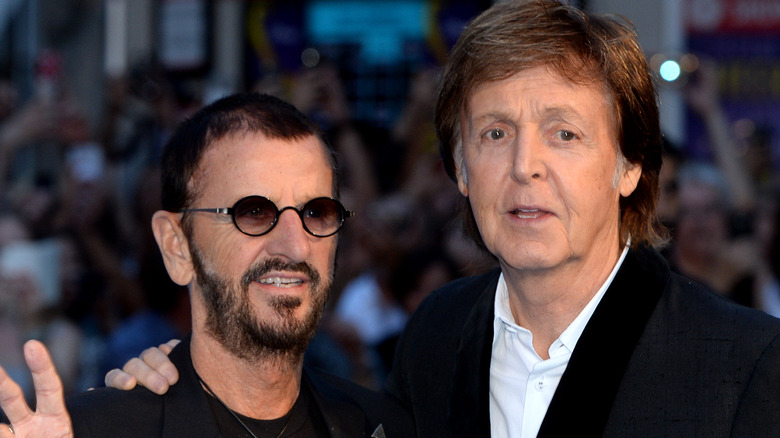 Ringo Starr and Paul McCartney