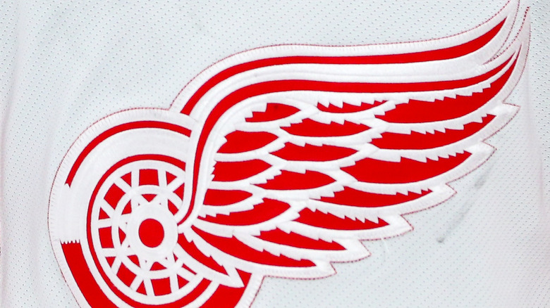 Gustav Nyquist in a Detroit Red Wings Jersey