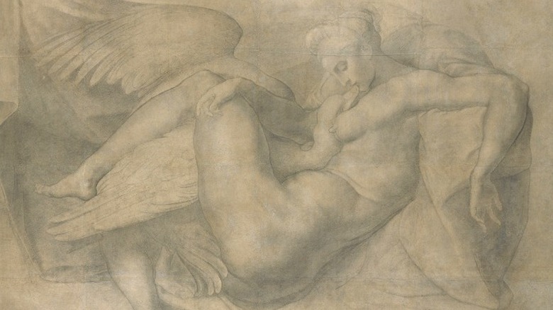 Leda and Swan engraving