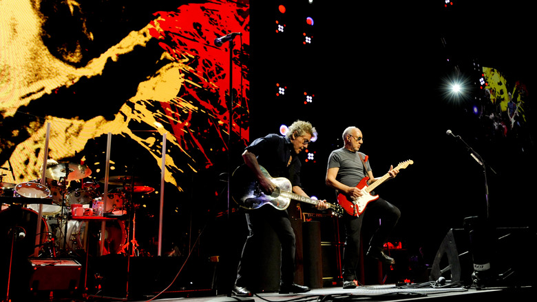 Daltrey and Townshend on stage