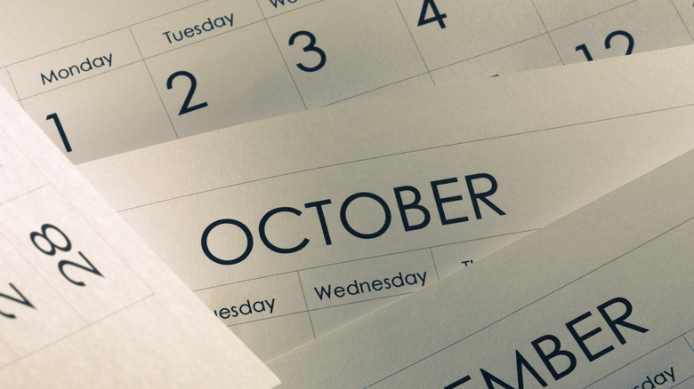 October Calendar