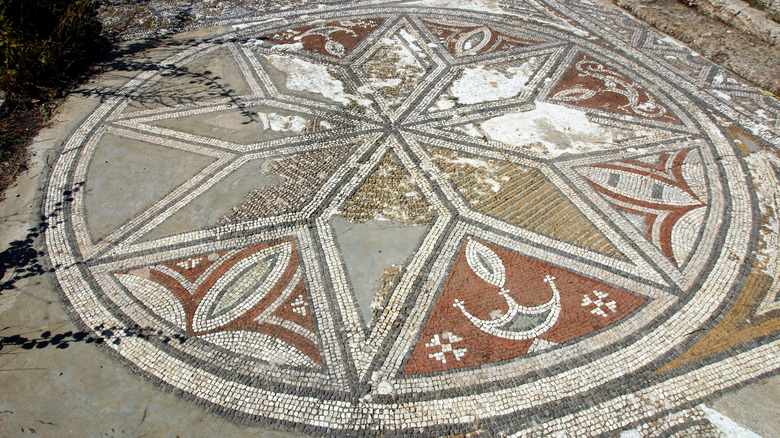 Mosaic floor runs Cyprus