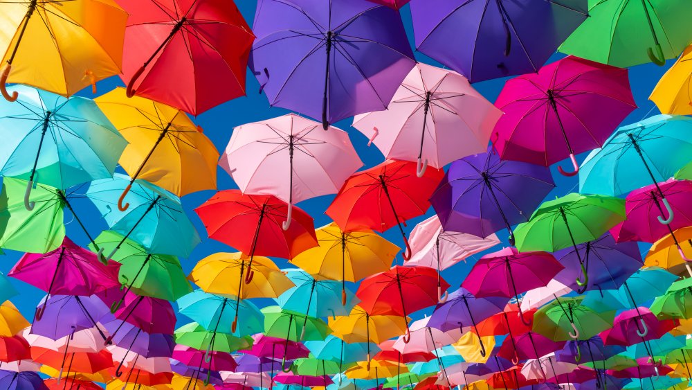 Umbrellas aplenty