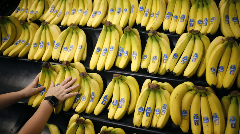 Bananas at market