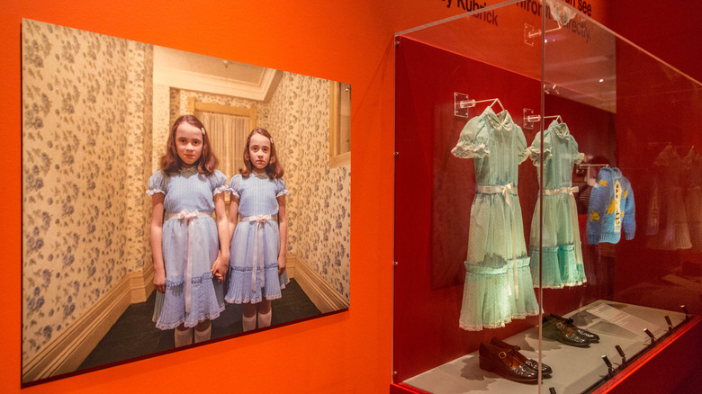 Outfits props from The Shining movie on display in museum