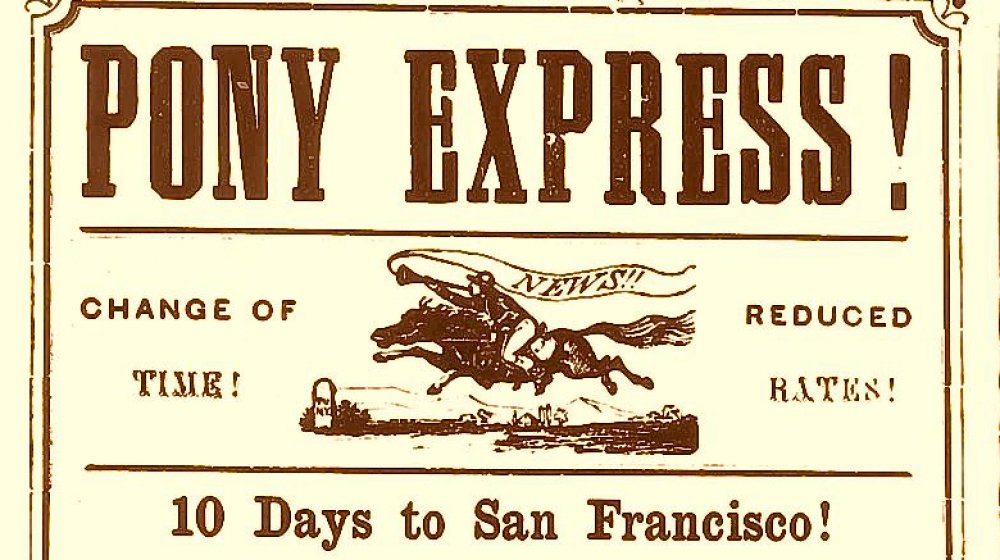 Pony Express advertisement