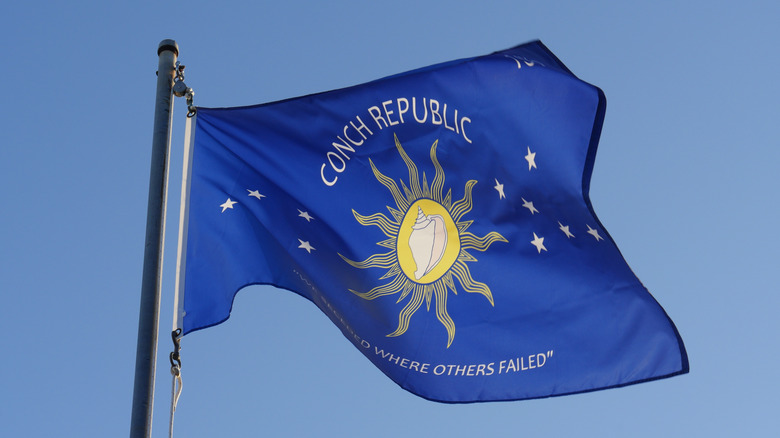 the conch republic flag