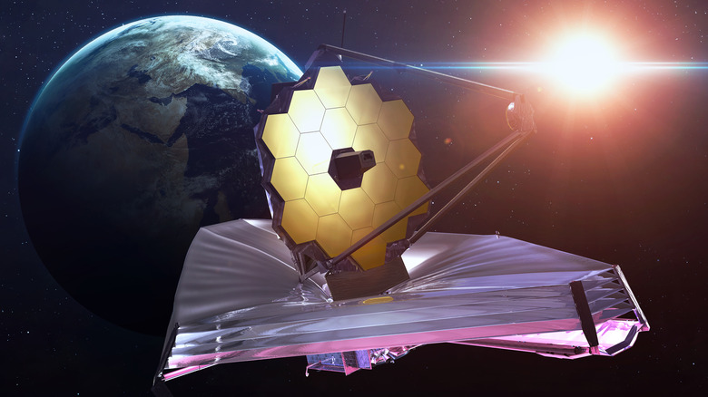 JWST between Earth and sun