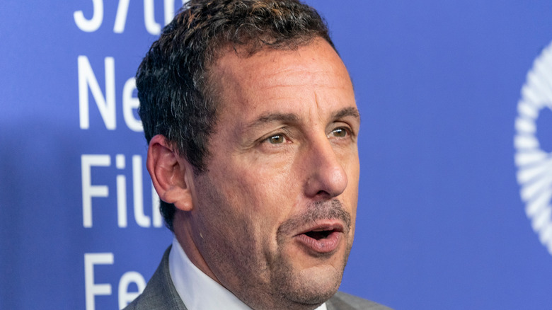 Adam Sandler at Uncut Gems premiere in 2019