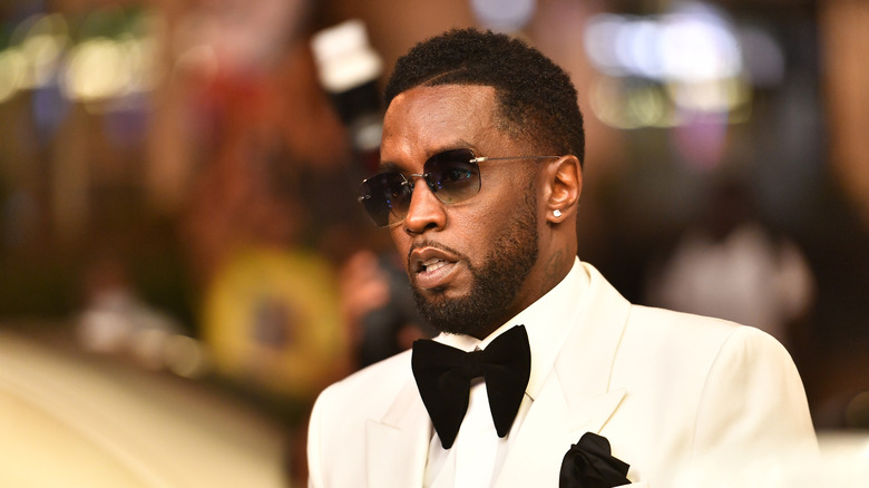 Sean Combs in a tuxedo