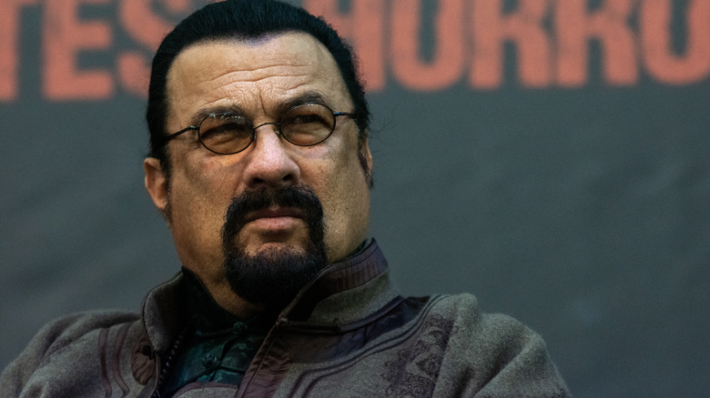 Seagal at a panel