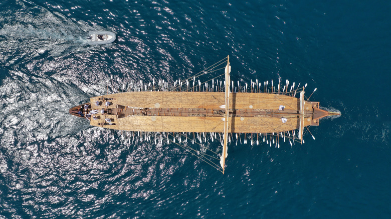 Athenian trireme warship