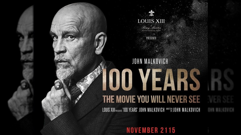 A promotional poster for Louis XIII Cognac's short film, '100 Years'