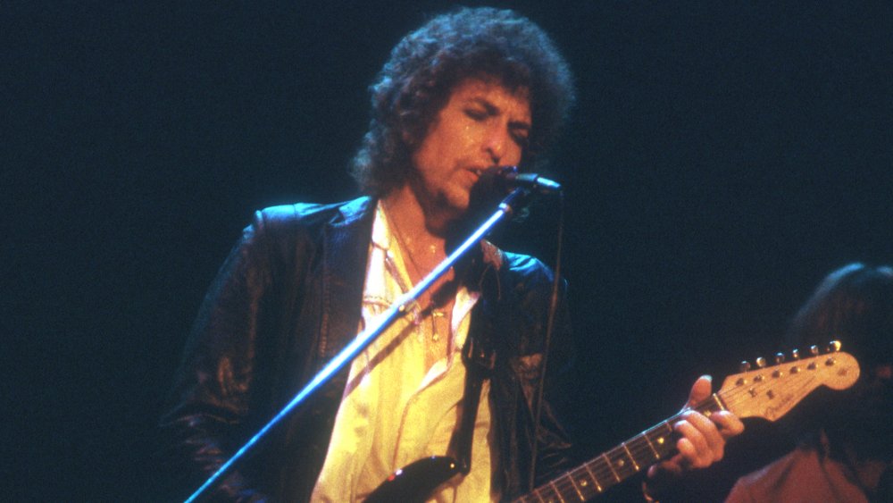 Bob Dylan performing in 1978