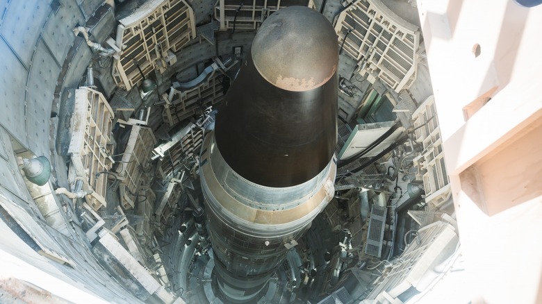 Decommisioned ICBM in silo