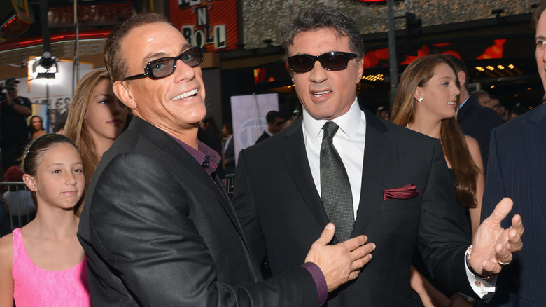 Jean-Claude Van Damme and Sylvester Stallone