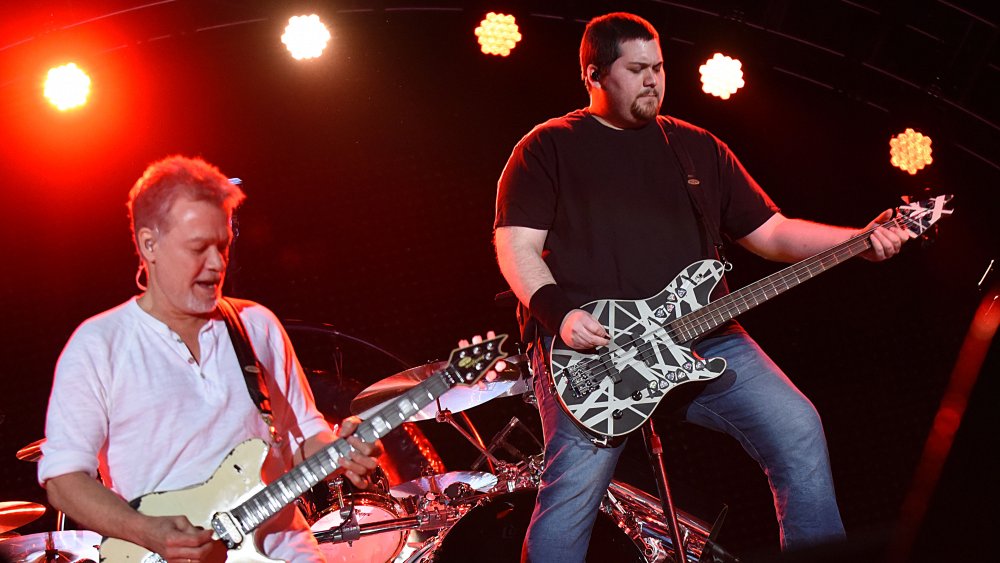 Eddie and Wolfgang Van Halen