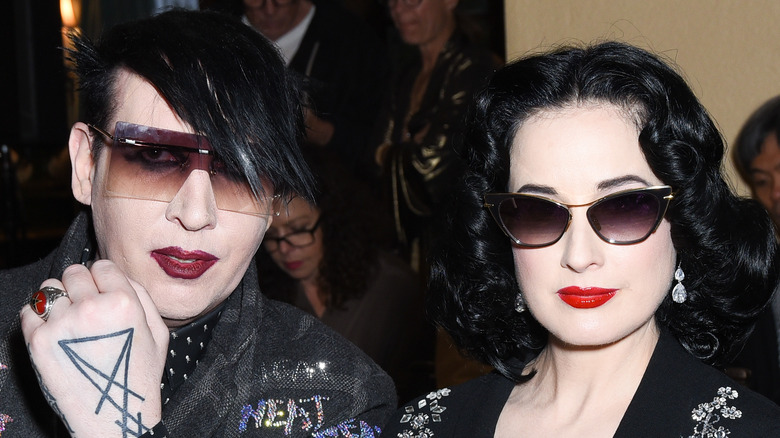 The Sad Truth About Dita Von Teese's Marriage To Marilyn Manson