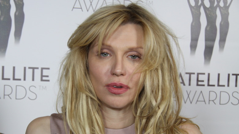 Courtney Love with hair down