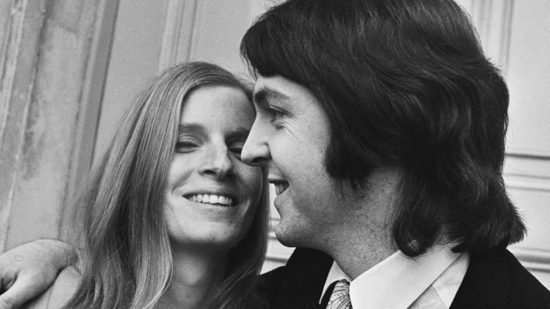 Paul and Linda McCartney's wedding