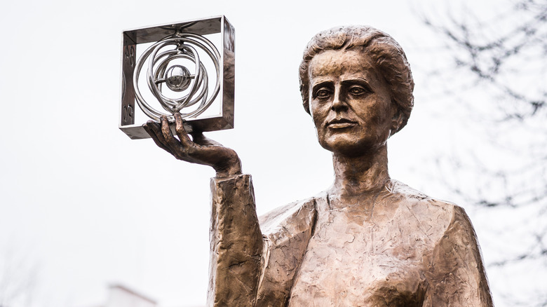 Marie Curie statue in Poland
