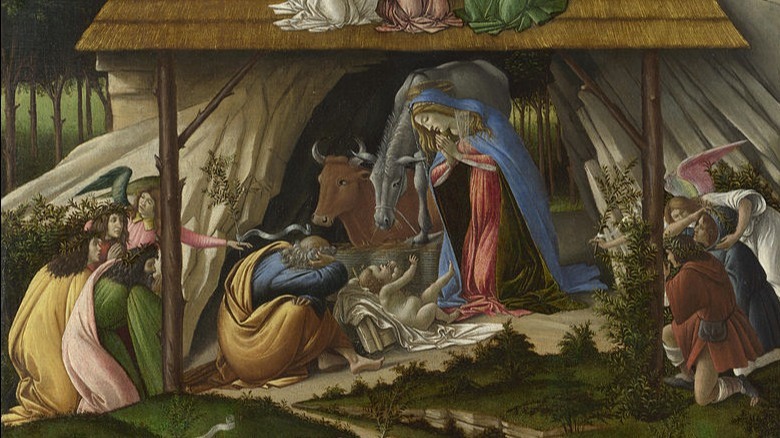 Sandro Botticelli's Mystical Nativity scene